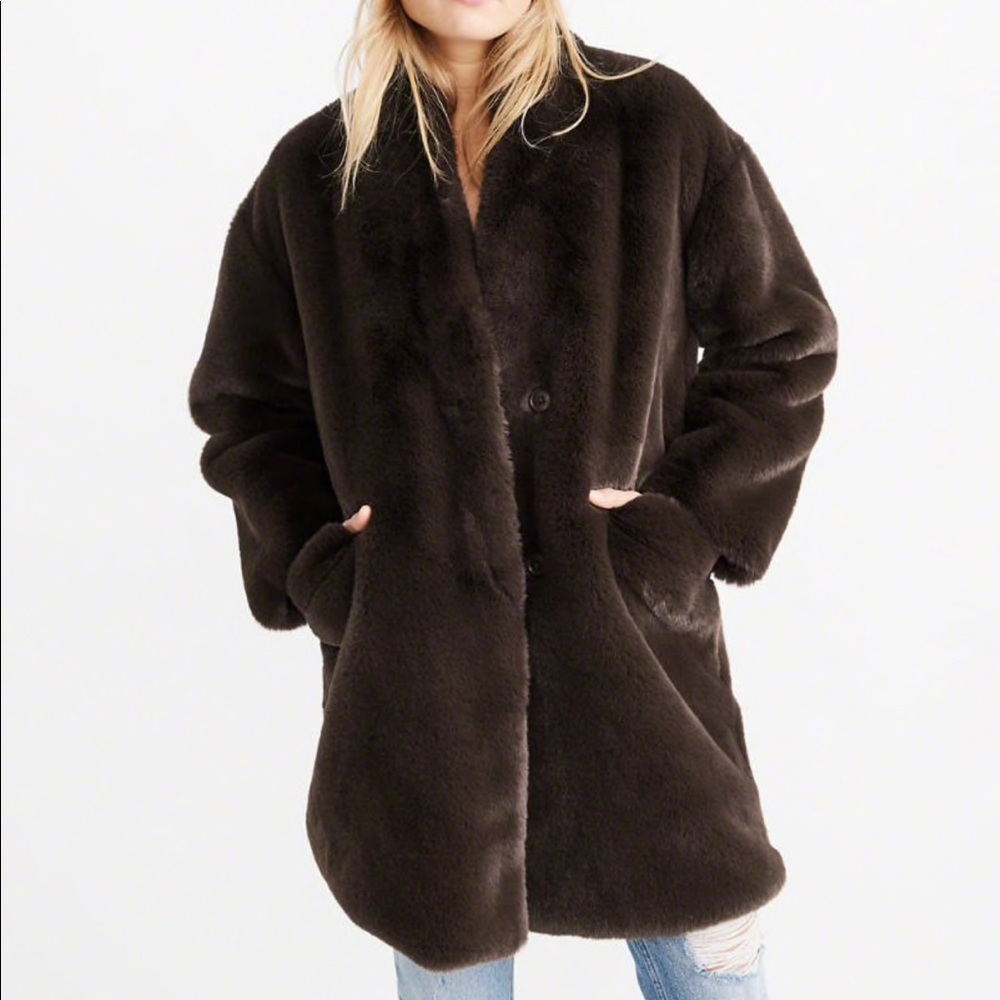 Abercrombie Luxe Fur Coat